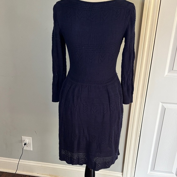 American Eagle Outfitters Dark Blue Long Sleeve Dress - Picture 4 of 7